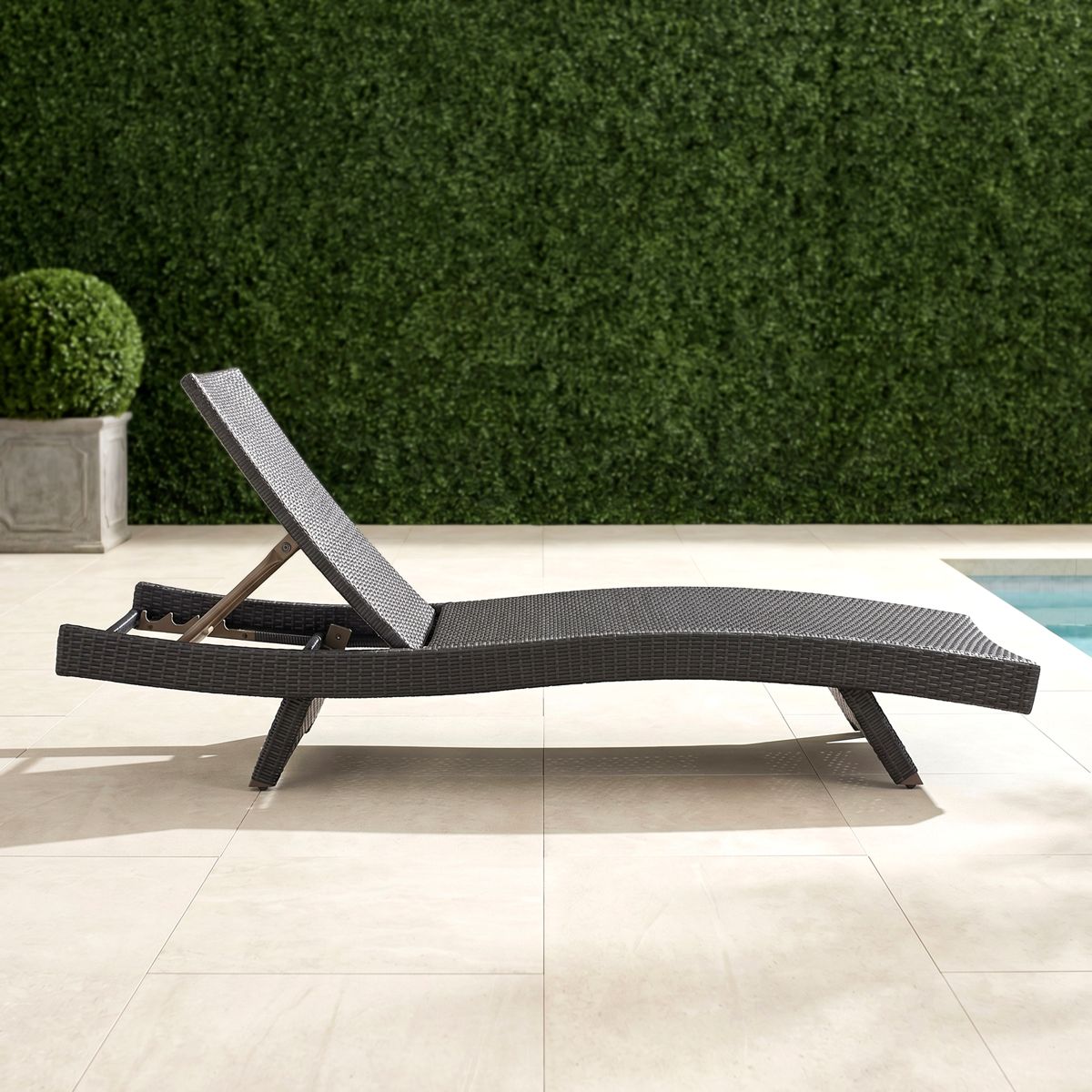 Resin Wicker Chaise Loungers, Set of 2 — view 4