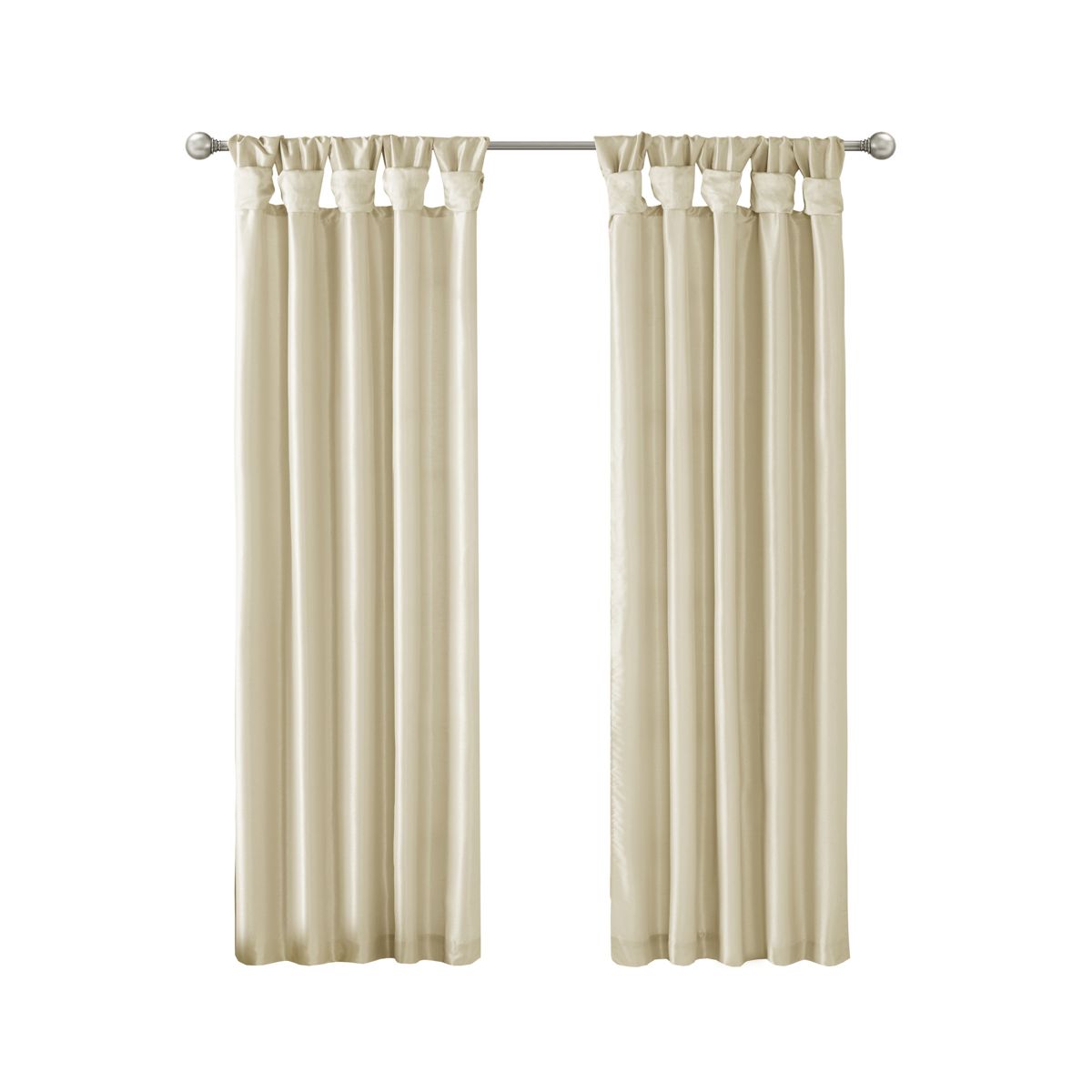 50 x 95-Inch Twist Tab Lined Curtain Panel — view 3