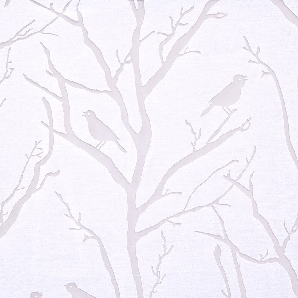 50 x 84-Inch Sheer Bird Burnout Curtain Panel — view 4