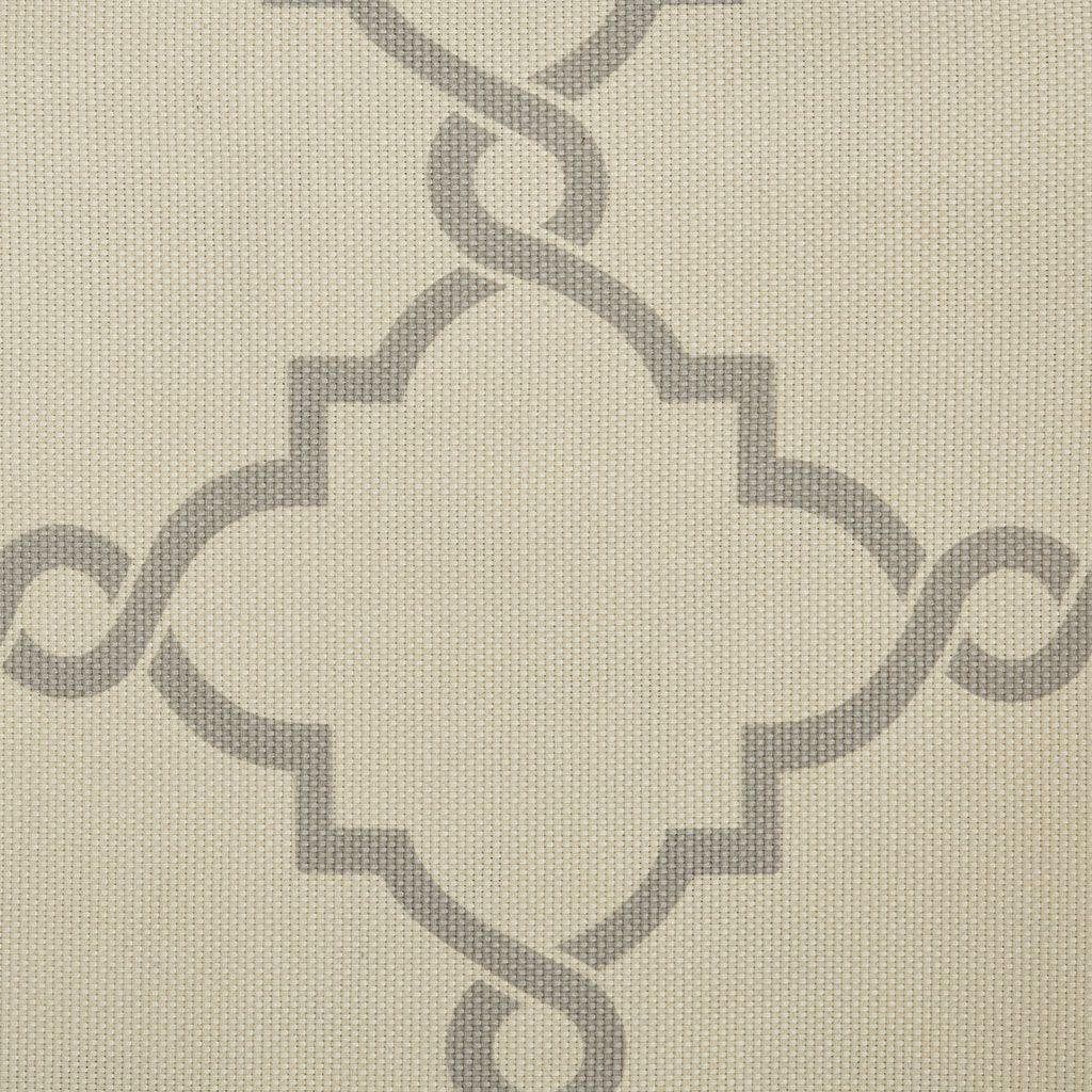 Fretwork Print Grommet Top Curtain Panel — view 4