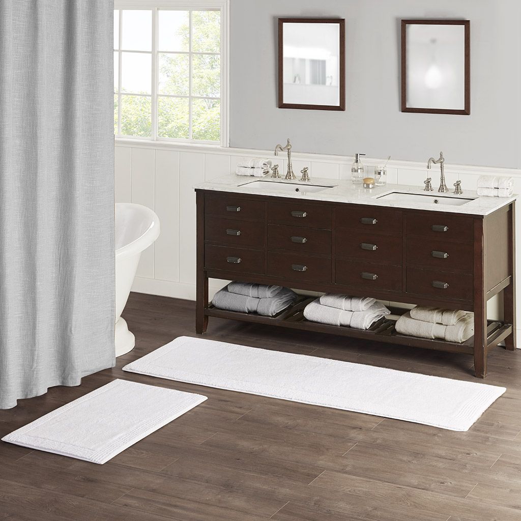 24 x 72-Inch Reversible Cotton Bath Rug — view 2
