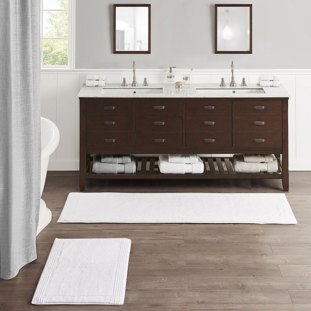 24 x 72-Inch Reversible Cotton Bath Rug — view 3