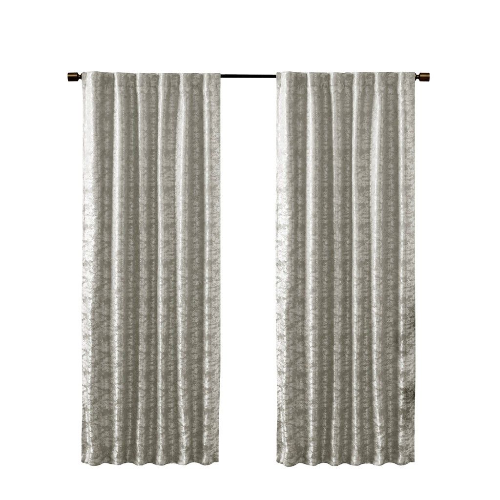 50 x 84-Inch Marble Jacquard Blackout Panel — view 2