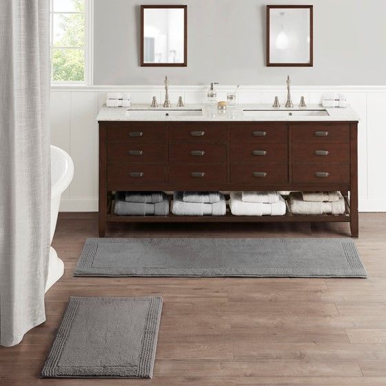 Heavyweight 3000 GSM Reversible Cotton Bath Rug
