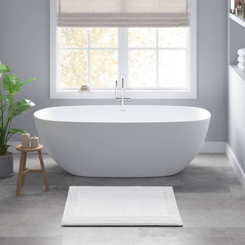 20 x 30-Inch Reversible Cotton Bath Rug