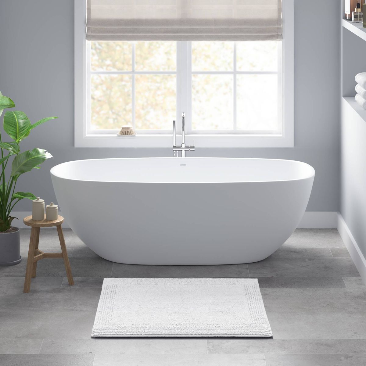 20 x 30-Inch Reversible Cotton Bath Rug
