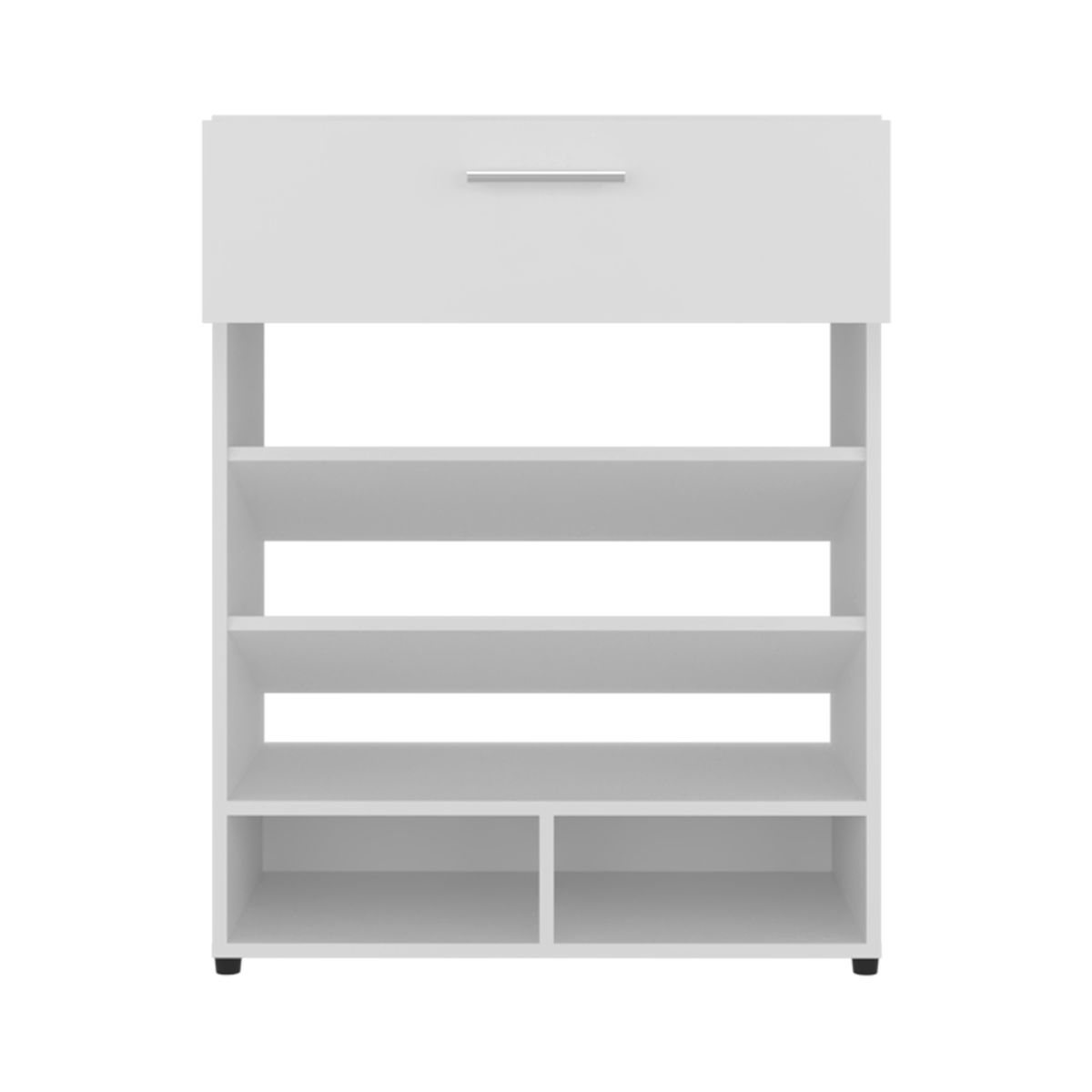 5-Shelf Shoe Rack with Door — view 3