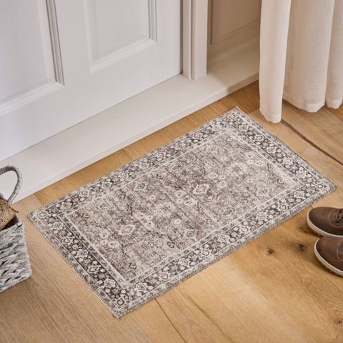 2 x 3 Ft Traditional Brown Area Rug — view 1