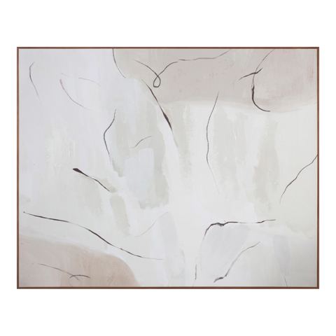 Terra Palette Framed Canvas Print