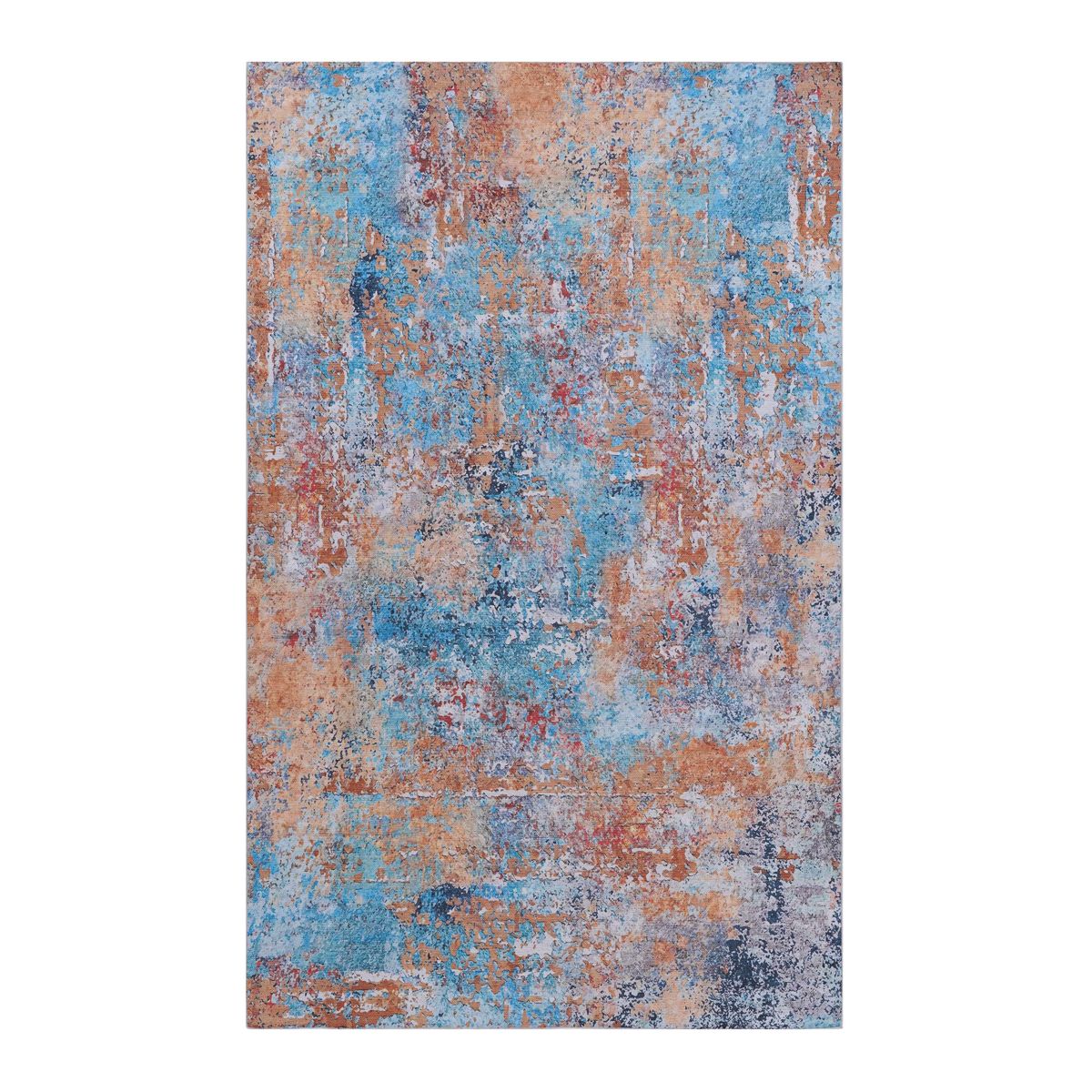 5 x 8-Foot Washable Area Rug, Multi — view 2