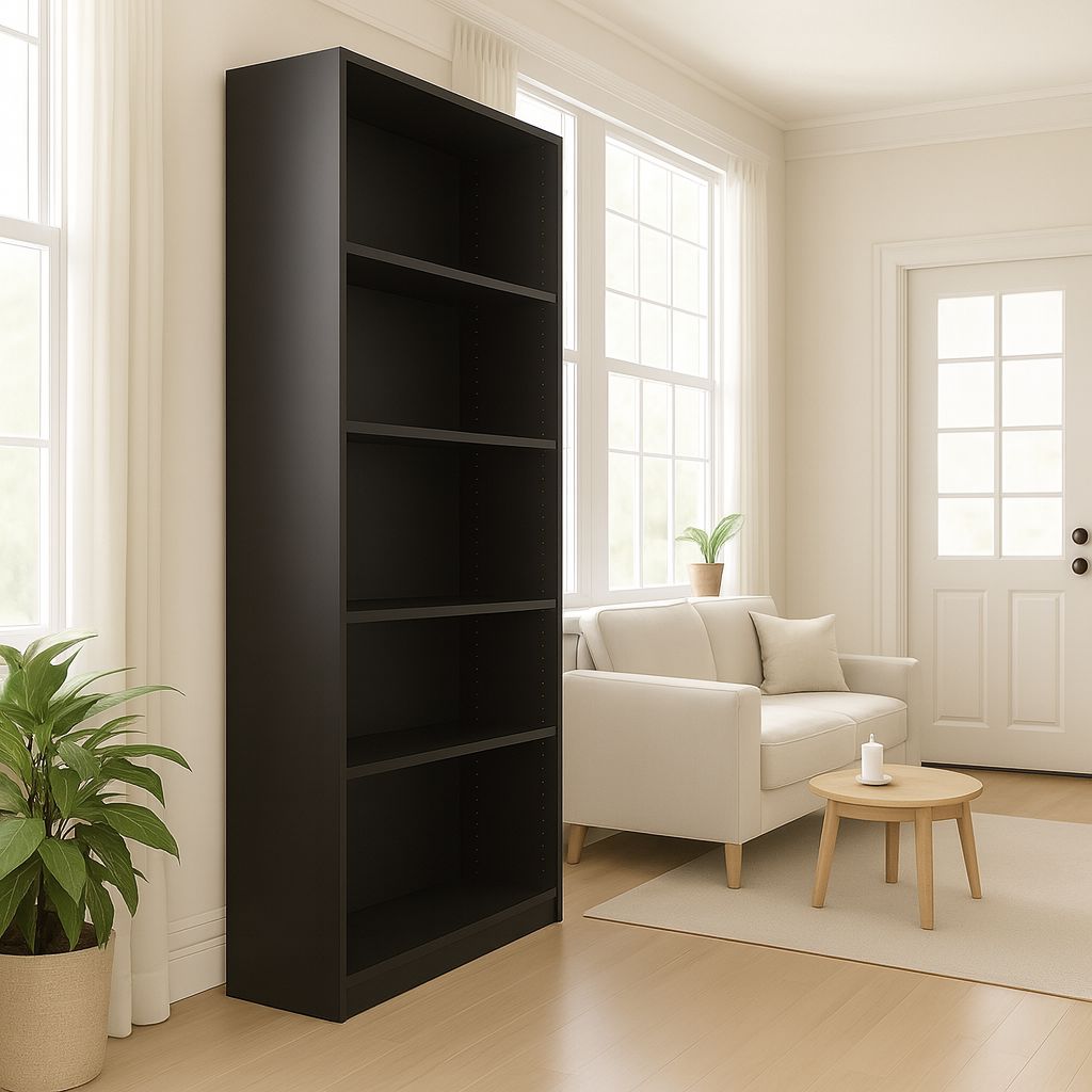 5-Tier Open Bookshelf with Anti-Tip Kit — view 3