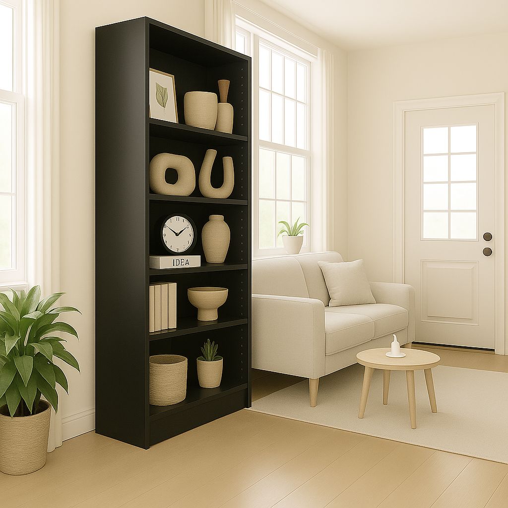 5-Tier Open Bookshelf with Anti-Tip Kit — view 4