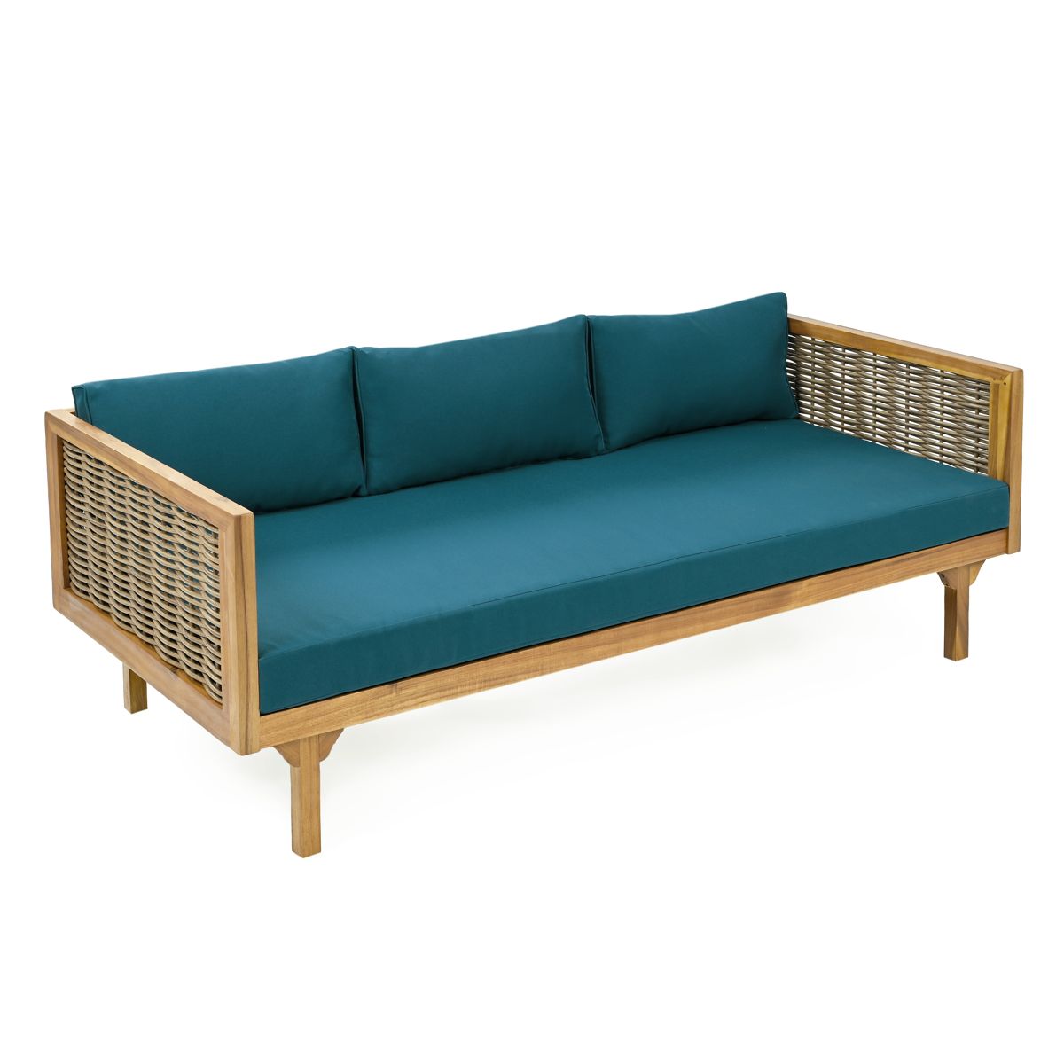 Acacia Three-Seat Daybed, Teak Cushion — view 3