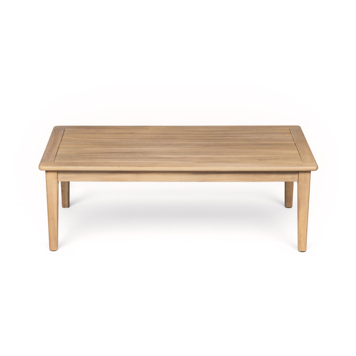 Acacia Wood Loveseat with Coffee Table — view 4