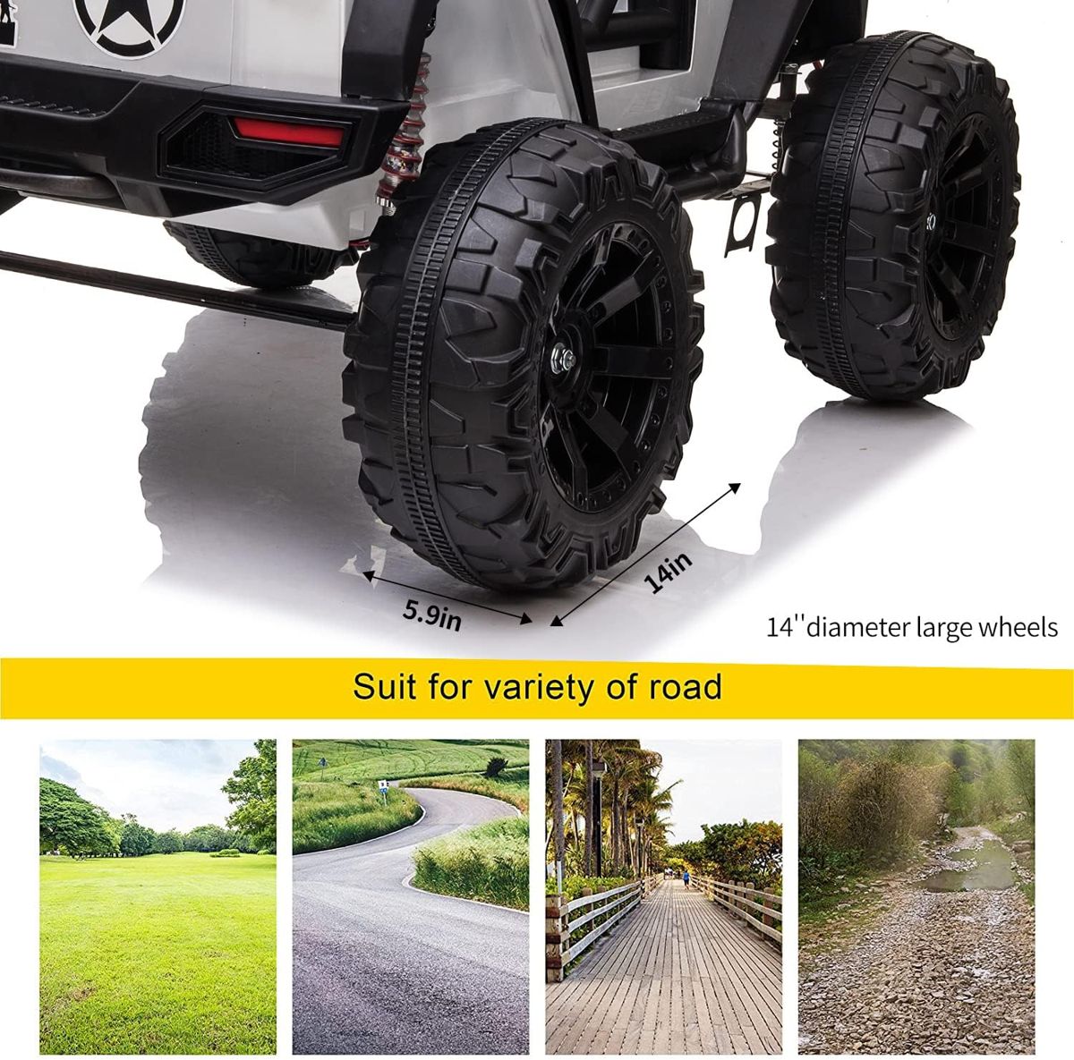 12V Two-Seat Ride-On Truck with Remote — view 4