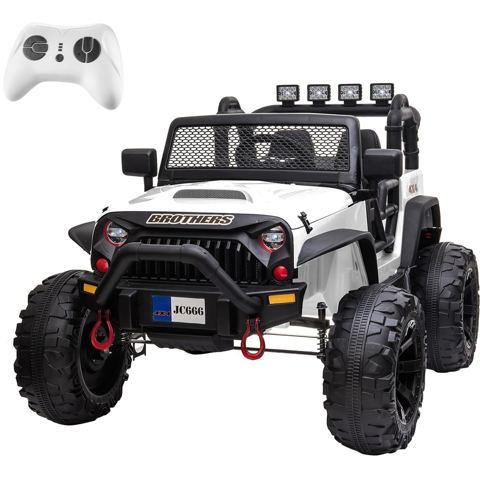 12V Two-Seat Ride-On Truck with Remote