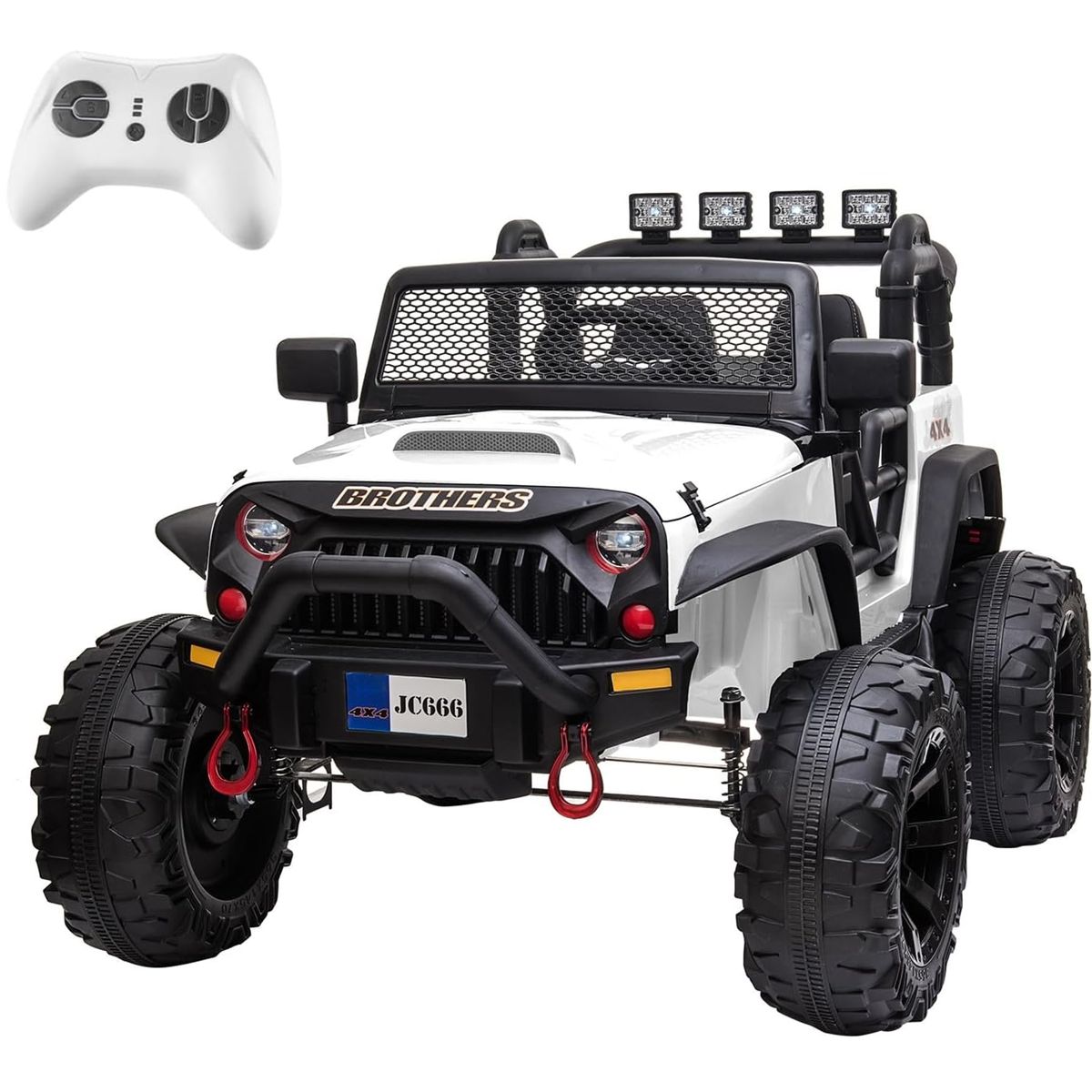 12V Two-Seat Ride-On Truck with Remote