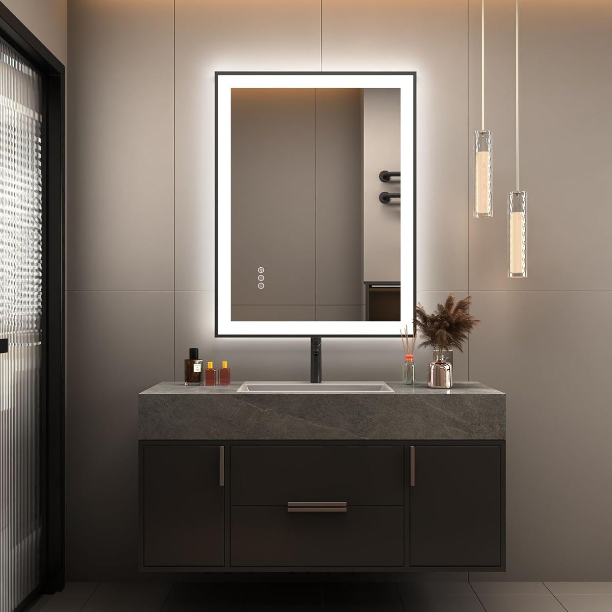 28 x 20-Inch Anti-Fog LED Bathroom Mirror