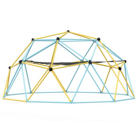 10-Foot Climbing Dome with Swing and Hammock
