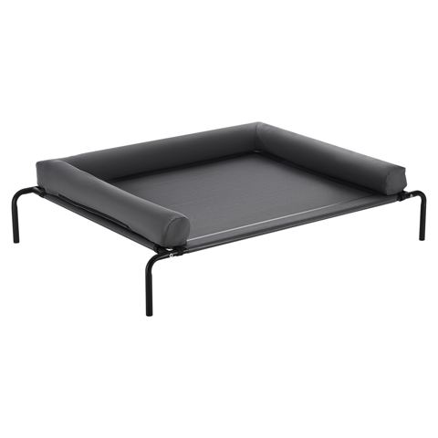 XL Raised Mesh Dog Cot with Pillow