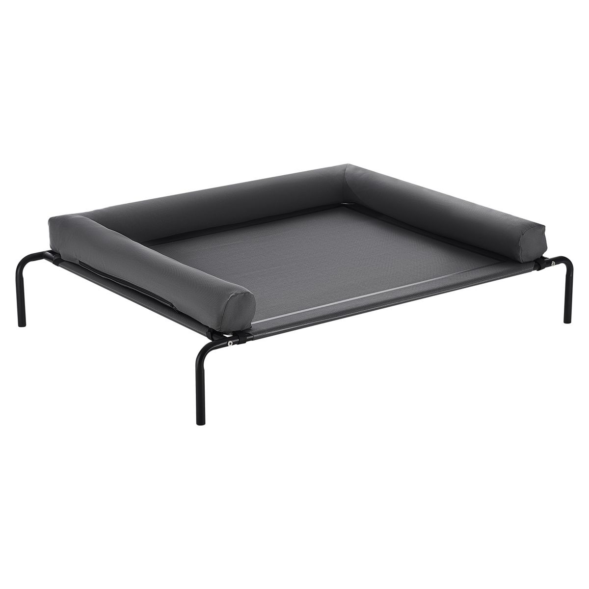 XL Raised Mesh Dog Cot with Pillow