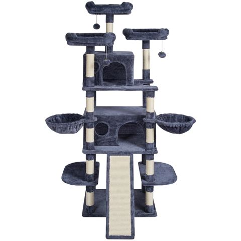 68.5-Inch Multi-Level Cat Tower with Condos