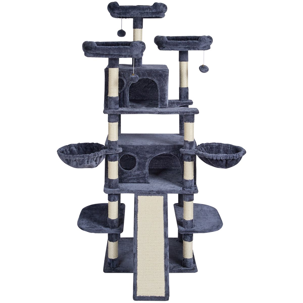 68.5-Inch Multi-Level Cat Tower with Condos