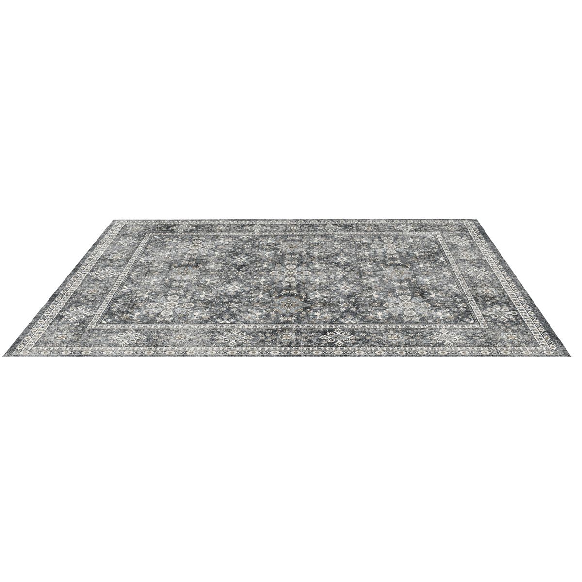 8 x 10 Ft Washable Low-Profile Area Rug