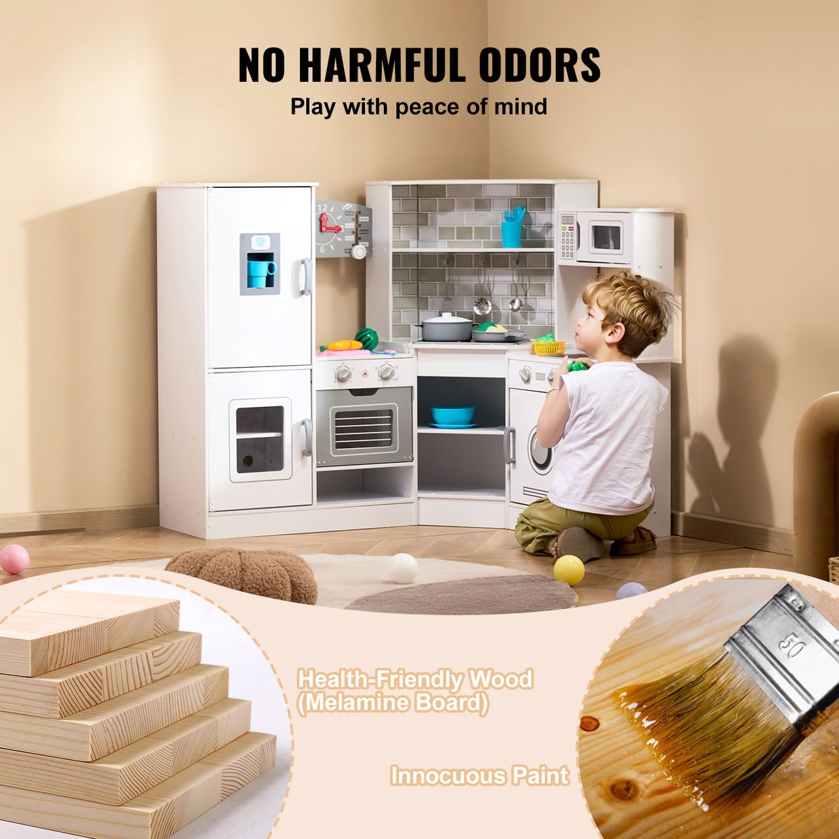 Corner Play Kitchen with 24 Accessories — view 4