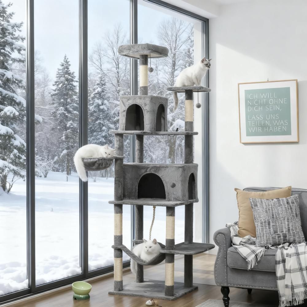 80-Inch Multi-Level Cat Tree Tower — view 2