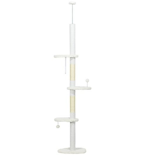 Floor-to-Ceiling Cat Tree with Cloud Perches — view 2