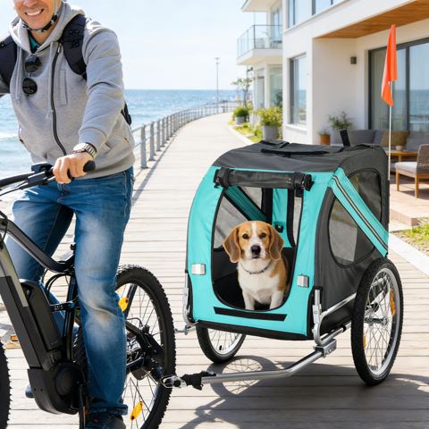Pet Bike Trailer for Medium Dogs