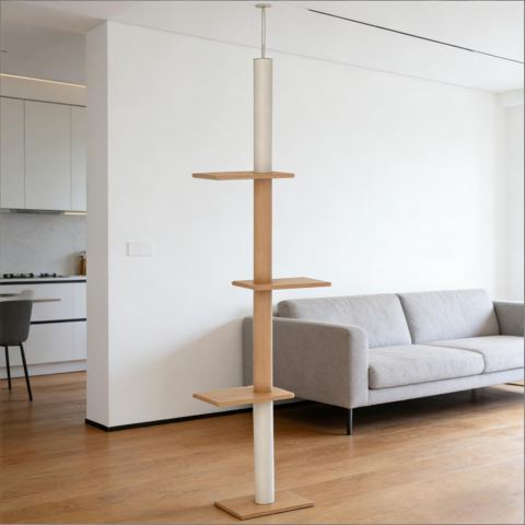 8.5-Foot Adjustable Floor-to-Ceiling Cat Tree