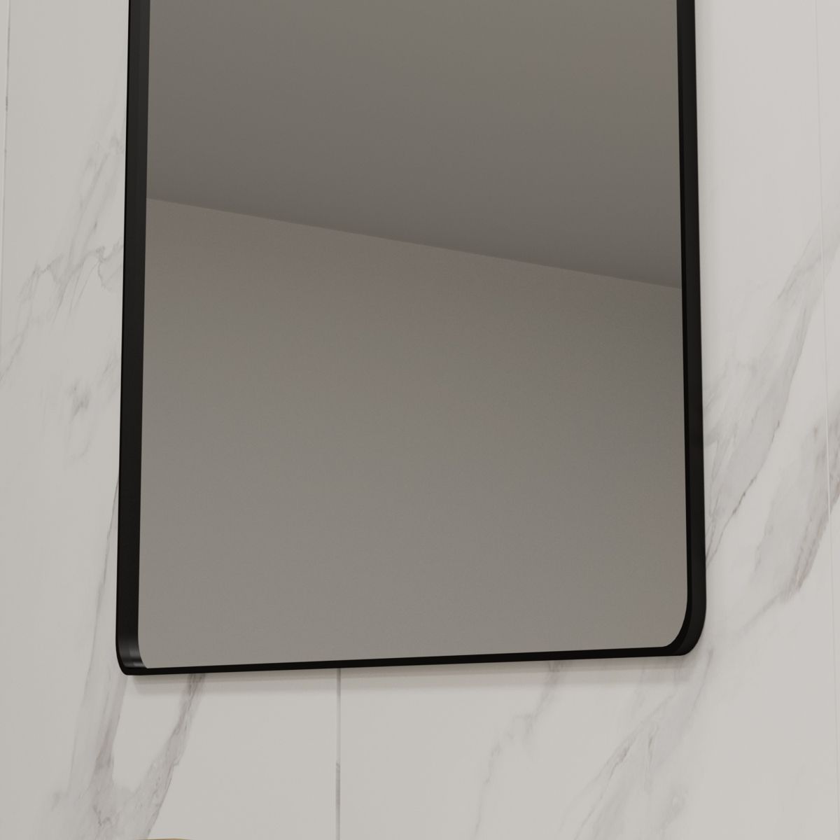 32x24-Inch Metal Frame Wall Mirror — view 4