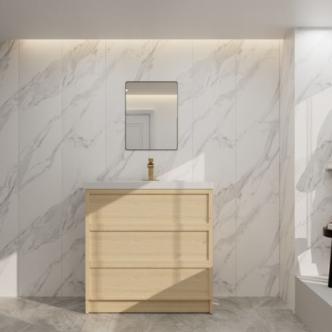32x24-Inch Metal Frame Wall Mirror — view 1