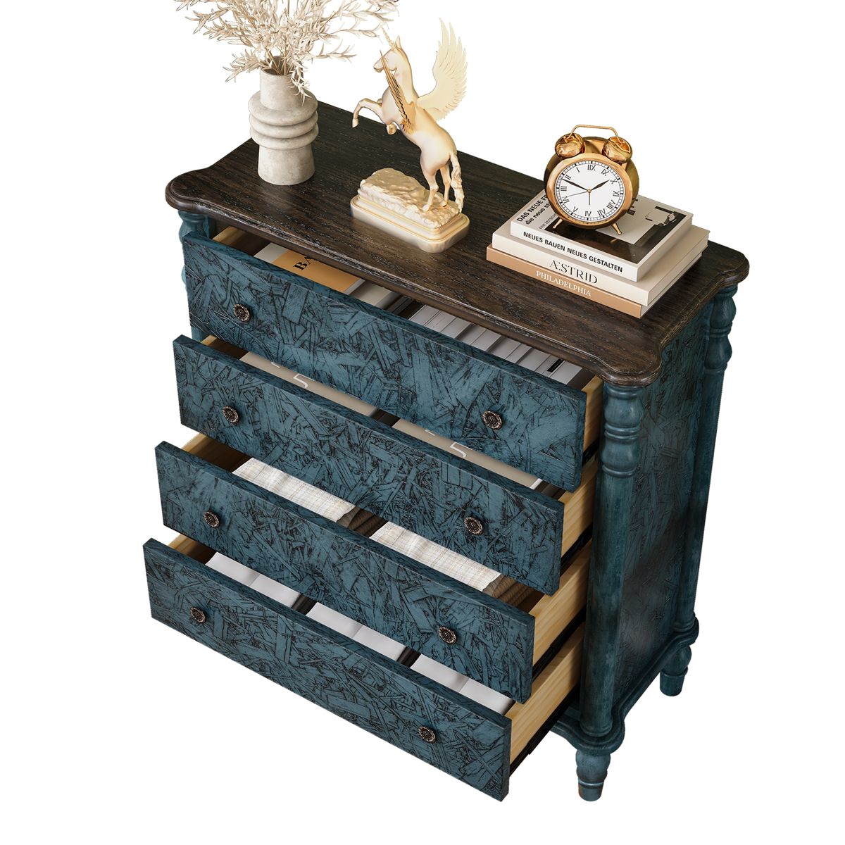 32-Inch Farmhouse Chest of Drawers