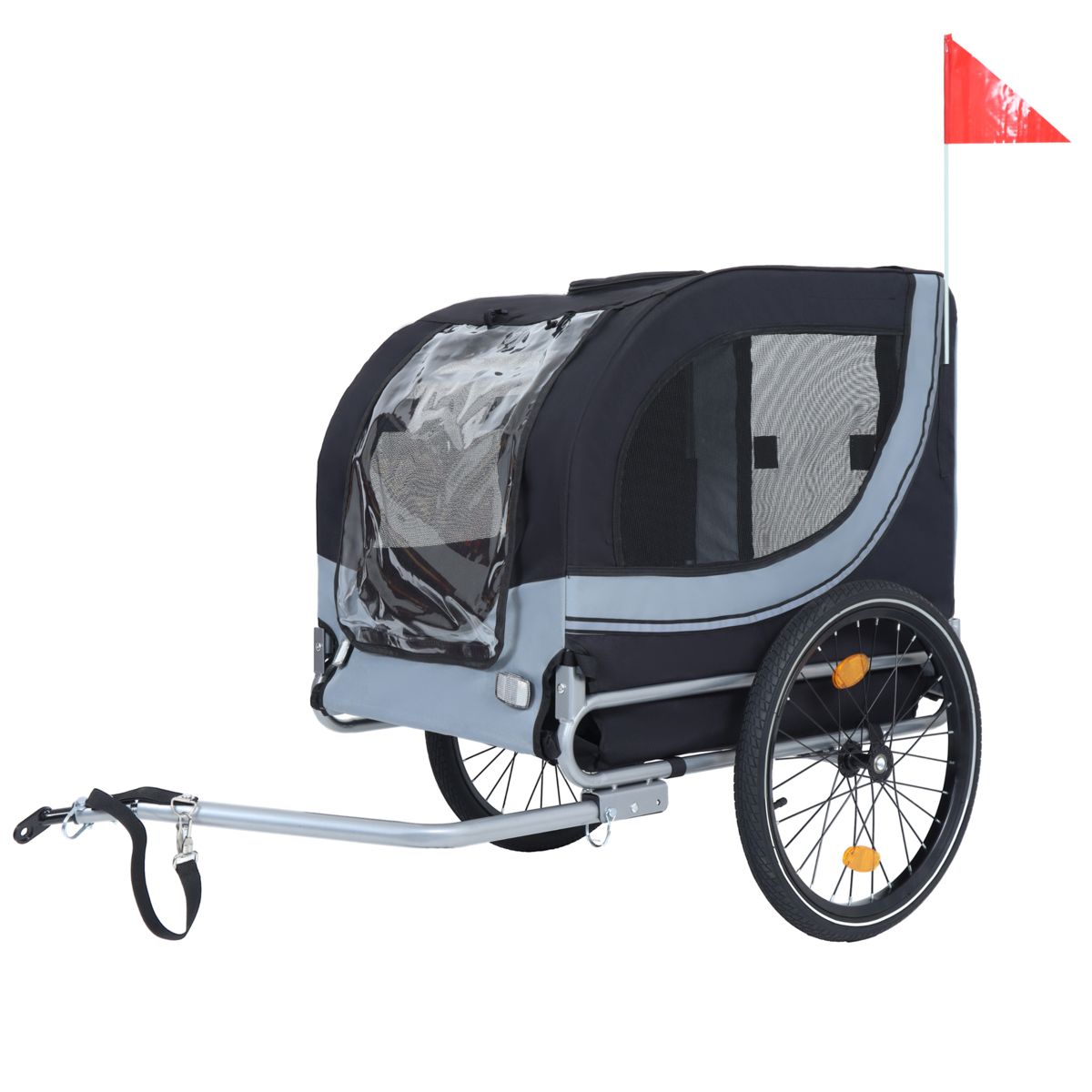 Large Weather-Resistant Dog Bike Trailer — view 3