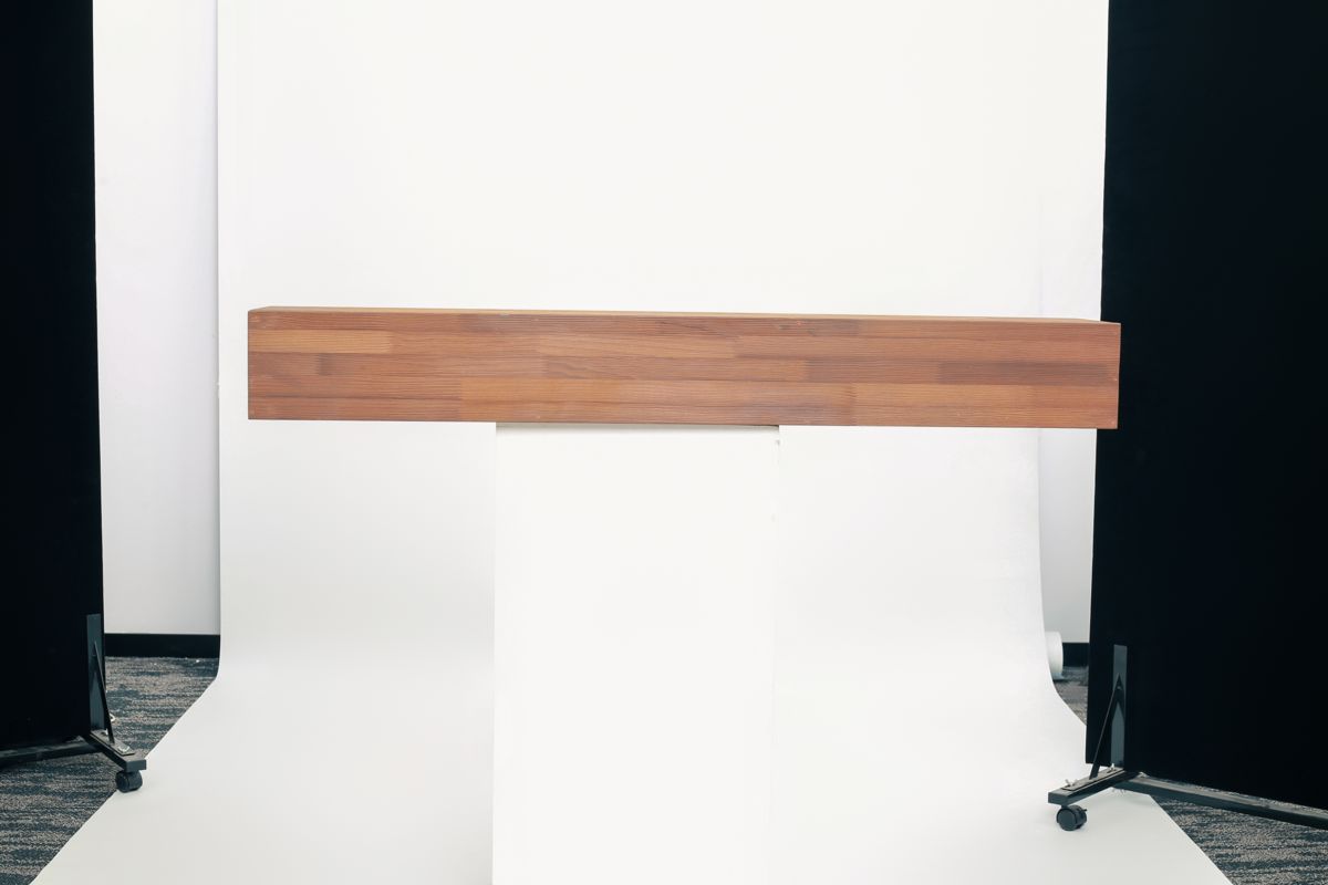 72-Inch Rustic Cedar Floating Mantel Shelf — view 2