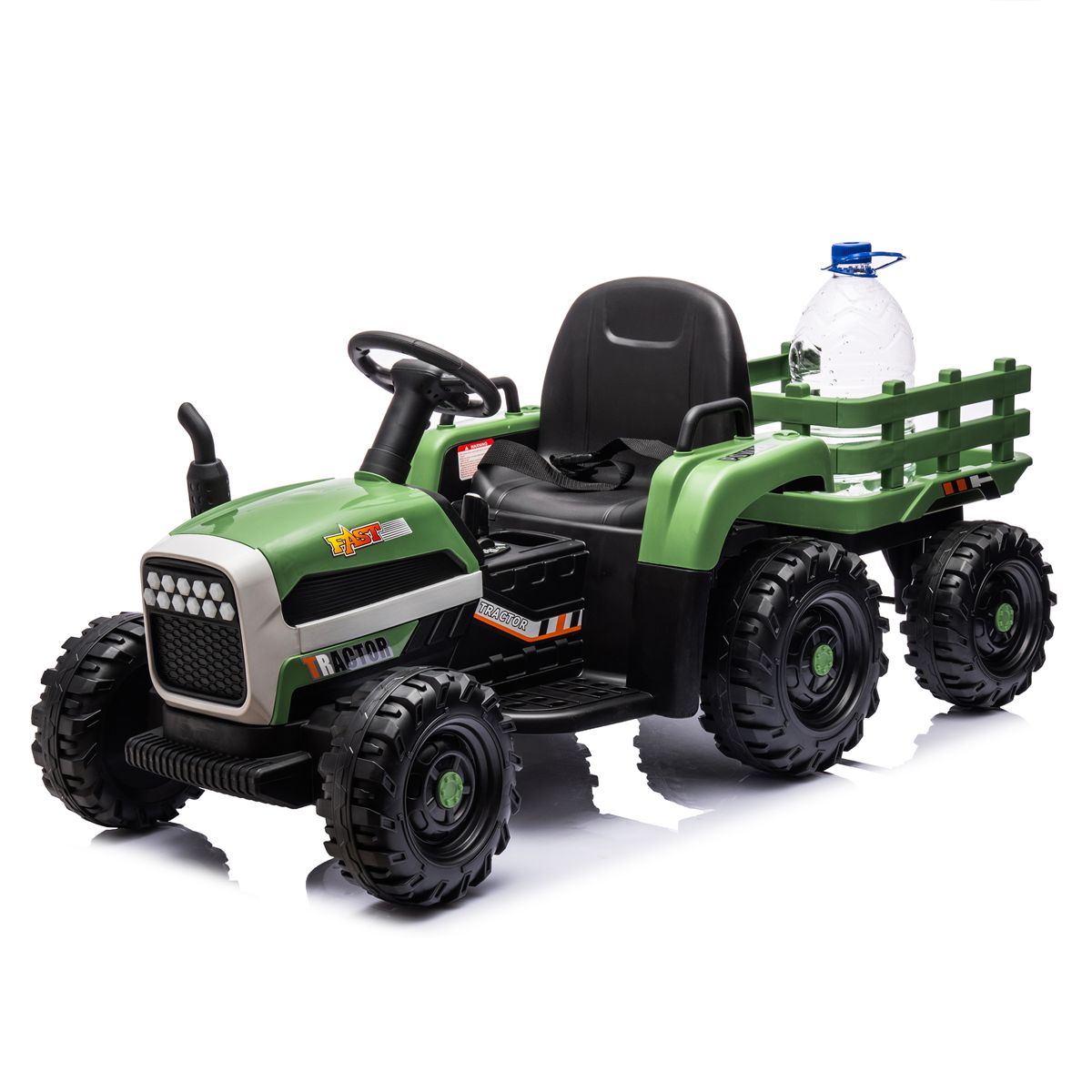 24V Ride-On Tractor with Trailer and Remote — view 2