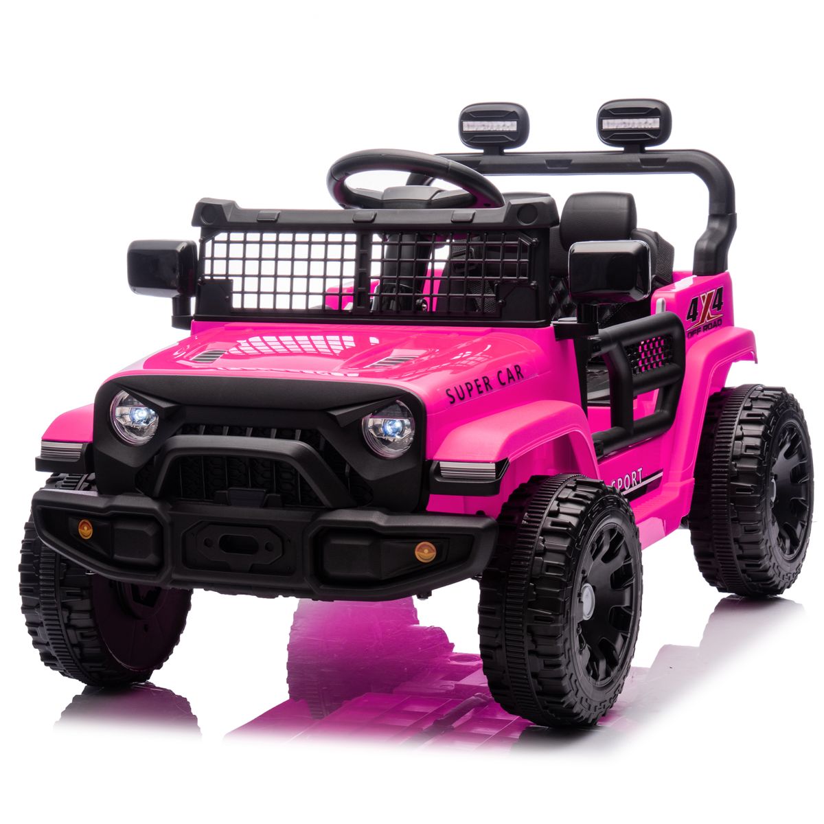 24V Ride-On Car with Remote Control, Pink — view 3