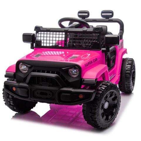 24V Ride-On Car with Remote Control, Pink — view 1