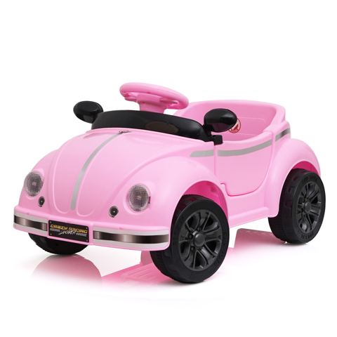 12V Vintage-Style Ride-On Car with Remote