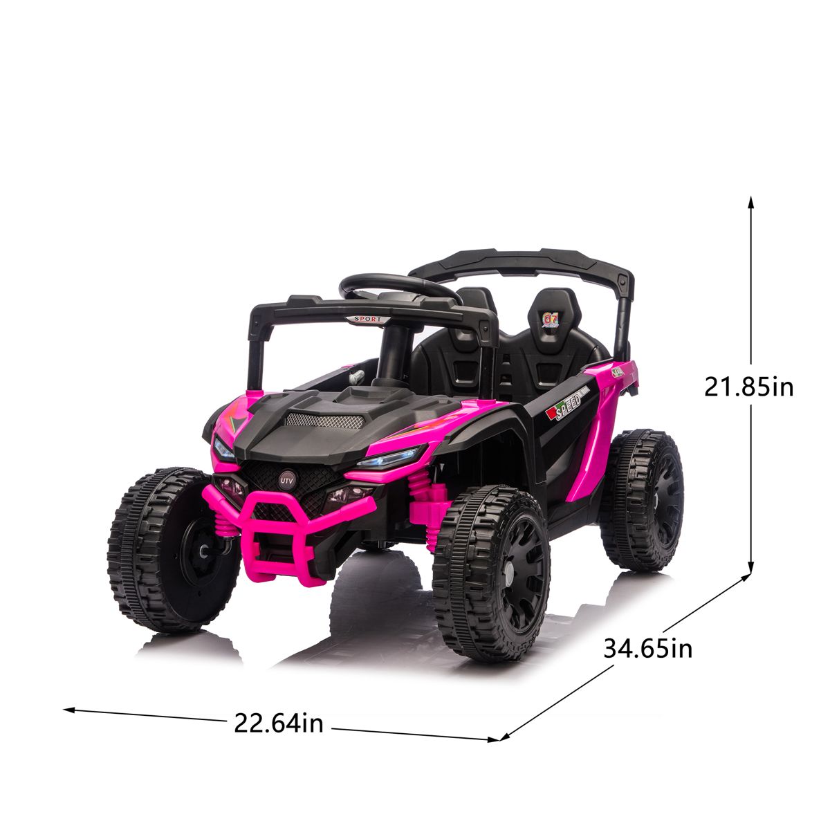 24V Ride-On UTV with Anti-Collision Bar — view 2