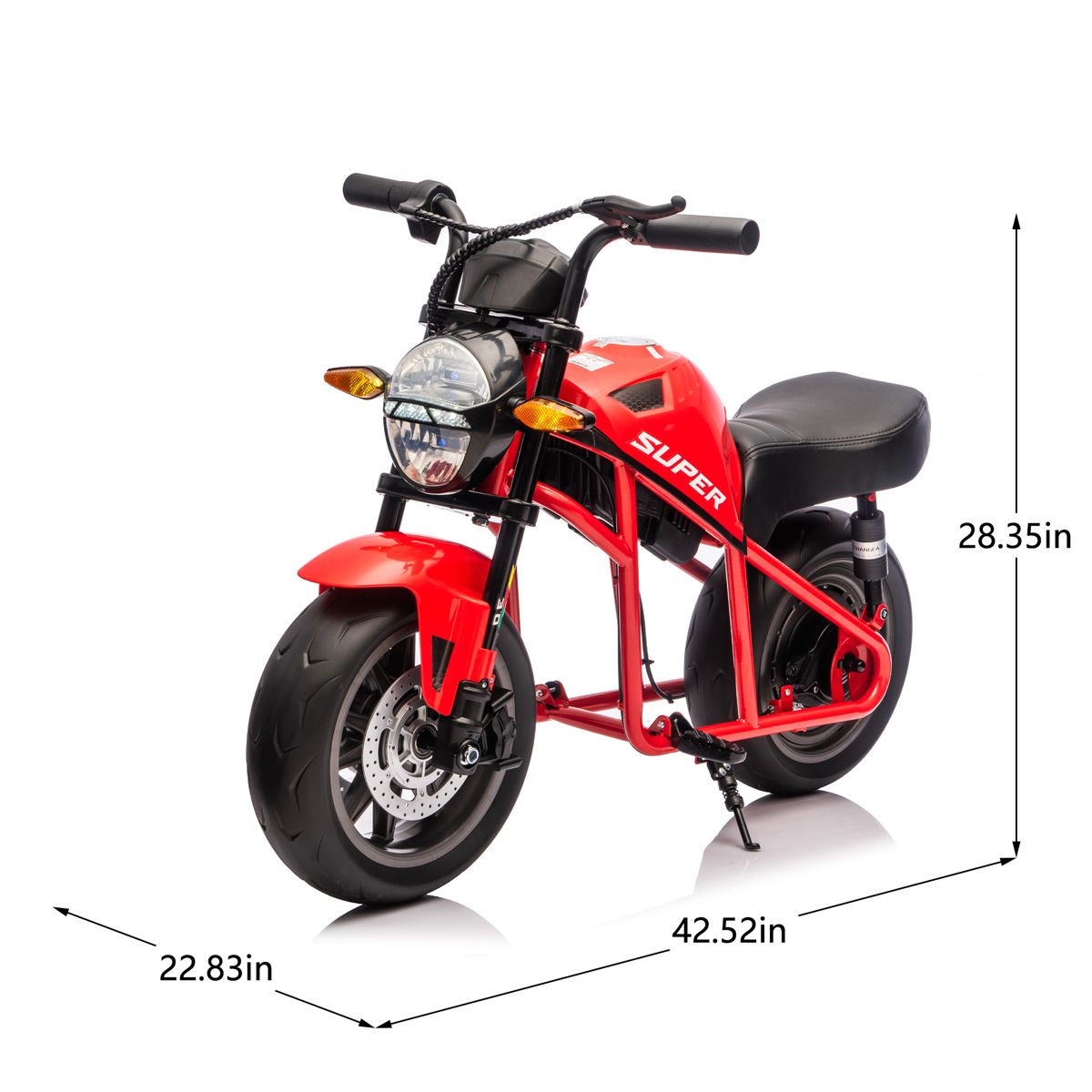 24V 300W XL Ride-On Muscle Motorcycle — view 2