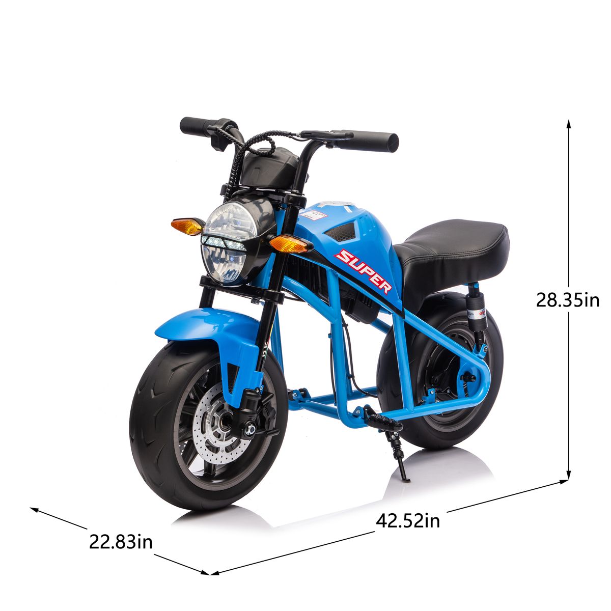 24V XL Ride-On Motorcycle with 14-Inch Wheels — view 2