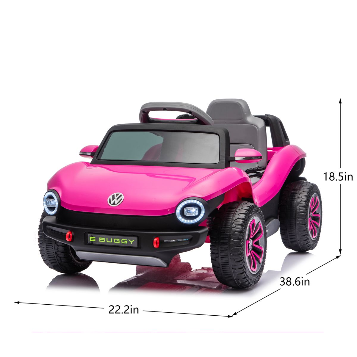 Licensed Volkswagen Beetle 12V Ride-On Car — view 2