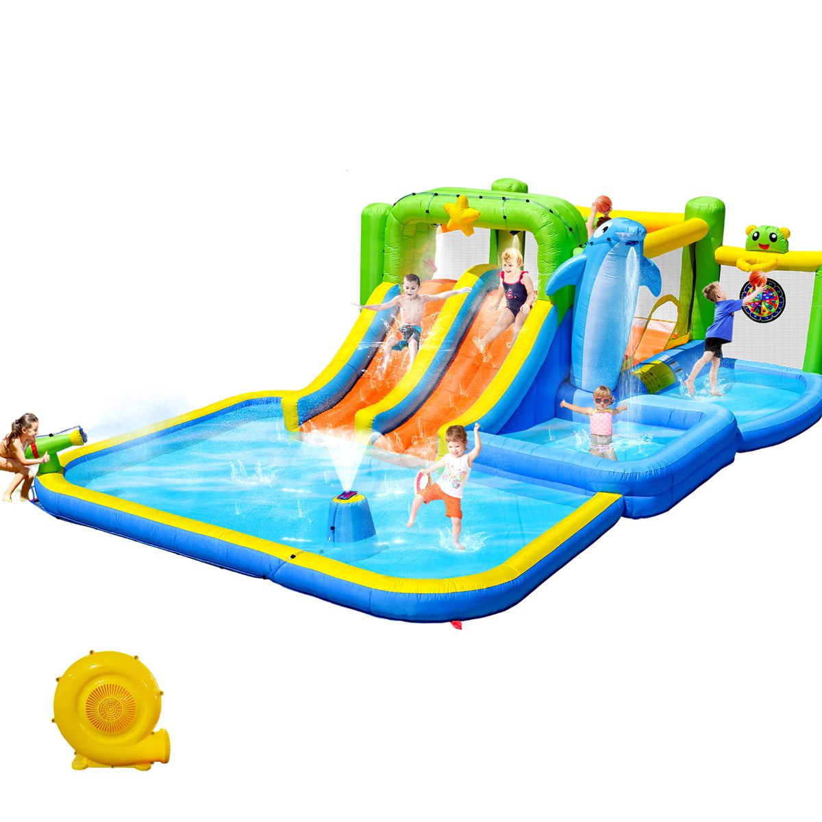9-in-1 Inflatable Water Bounce House