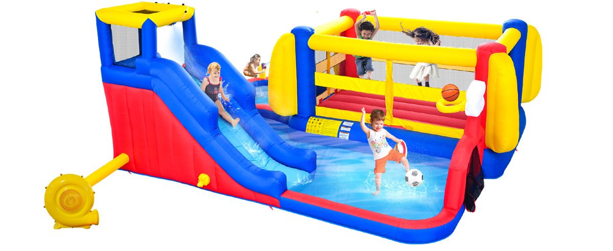 7-in-1 Inflatable Water Park Bounce House — view 2