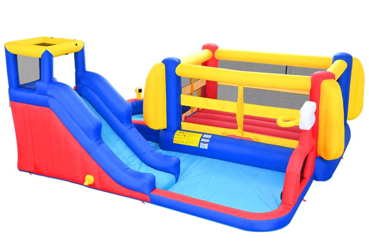 7-in-1 Inflatable Water Park Bounce House