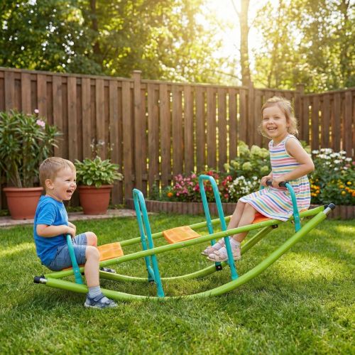 Outdoor Kids Seesaw with Steel Frame — view 2
